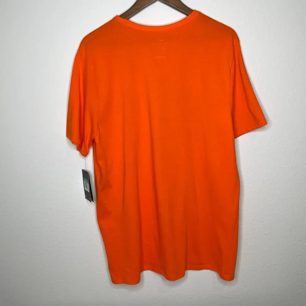 Nike Houston Astros Baseball T-Shirt Men’s Orange Dri-Fit Short Sleeve Tee NWT